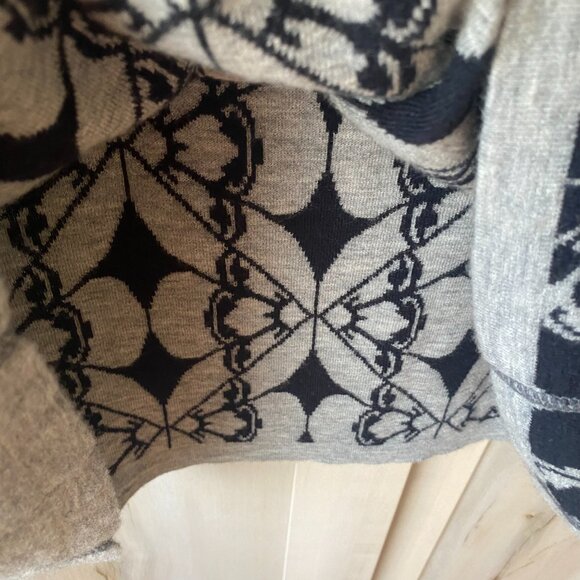 Title Nine Super Power Merino Wool Sweater Dress Mock Neck Long Sleeve XL gray - Picture 11 of 13